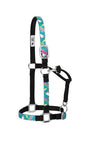 Weaver Leather Nylon Pattern Adjustable Horse Halter