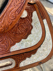 Used High Horse Pasadena 16” Western Show Saddle with Headstall