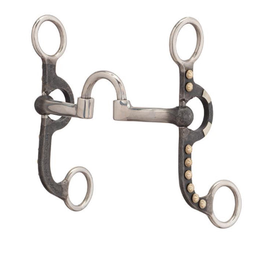 Weaver 4-5/8" Pony Buffed Black Correction Mouth Bit