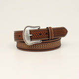 Men’s Nocona Braided Inlay Round Conchos Belt