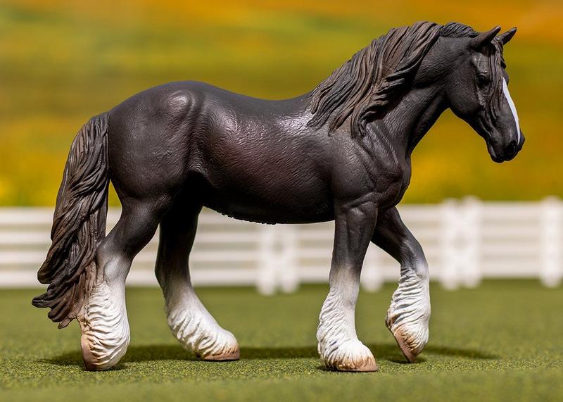 Breyer CollectA Black Shire Mare