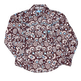 Youth Cowboy Hardware Mixed Paisley Western Shirt