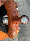 Used High Horse Pasadena 16” Western Show Saddle with Headstall