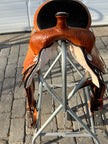 Used High Horse Pasadena 16” Western Show Saddle with Headstall