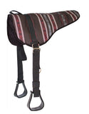 Mustang Sierra Herculon Bareback Pad with Stirrups