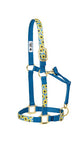 Weaver Leather Nylon Pattern Adjustable Horse Halter