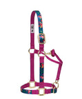 Weaver Leather Nylon Pattern Adjustable Horse Halter
