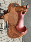 Used Reinsman Brian Bell-Bell Ranch 17” Western Reiner Saddle