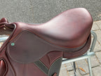 Used Crosby Monoflap 17.5” Covered Leather Event Saddle
