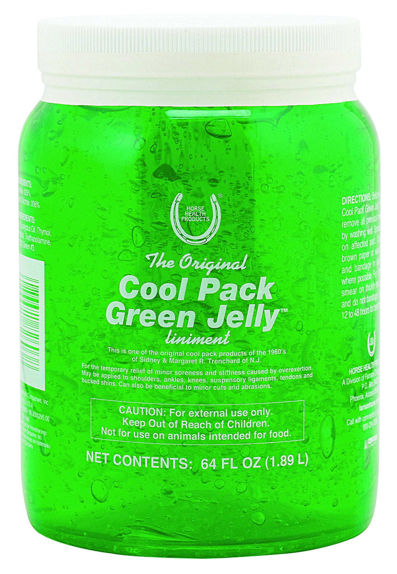 Cool Pack Green Jelly Liniment For Horses