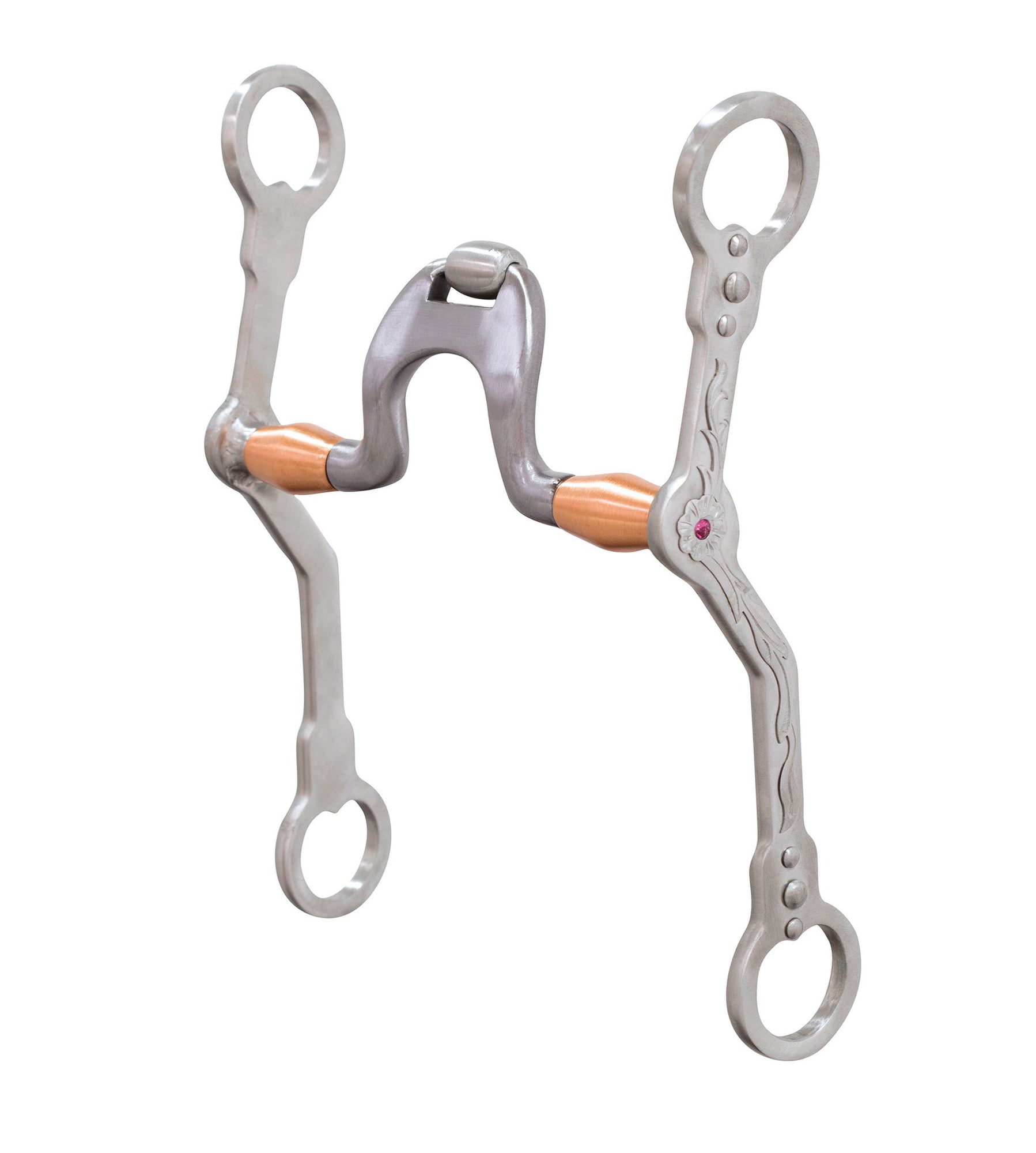 Tool Bit with Stainless Steel & Pink Stone