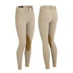 Ladies Tredstep Solo Hunter Pro Front Zip Kneepatch Breeches