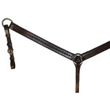 Circle Y 1 ½” Border Tooled Breast Collar