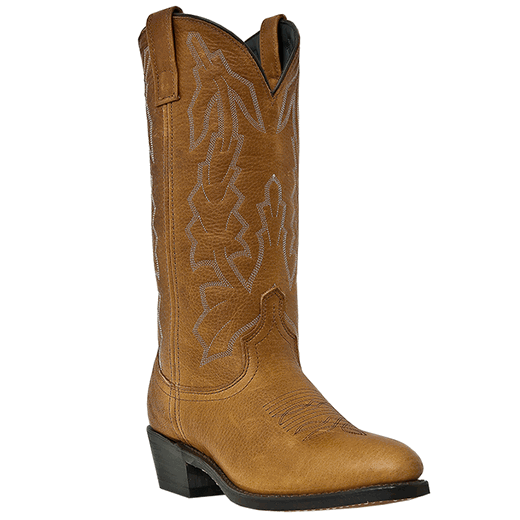 Laredo Men\'s 6691 Size 9.5D Black Leather Jacksonville Cowboy Western Boots Men main image 2