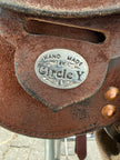 Used Circle Y Roughout 16" Western Trainer Saddle