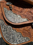 Used Kathy's 16" Western Show Saddle with Matching Headstall