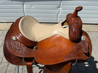 Used B&C Handcrafted 16.5” Western Reiner Saddle