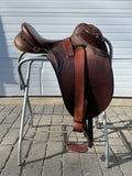 Used Excelsior 17" Australian Saddle - Durango Poley