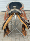 Used TexTan imperial 16.5” Western Show Saddle