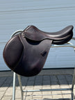 Used Dover Circuit Premier Special EQ 16.5” Close Contact English Saddle