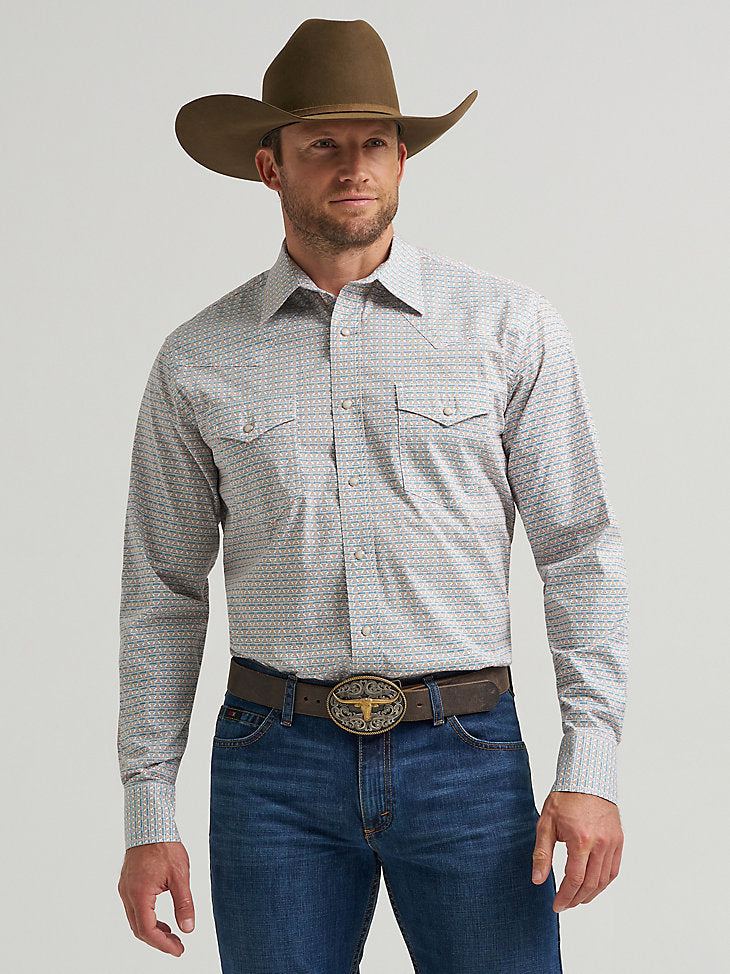 Men's 20X Competition Advanced Comfort Long Sleeve Two Pocket Western Snap Shirt