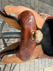 Used Circle Y KK Big Dreams Spark  Western Barrel Saddle with Flex 2 Tree