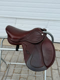 Used Royal Highness Merida Kids 15” Close Contact English Saddle with Adjustable Gullet System