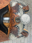 Used TexTan imperial 16.5” Western Show Saddle