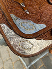 Used Circle Y Sweethome, TX Equitation 13.5” Western Show Saddle with Matching Headstall