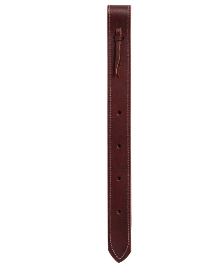 Weaver Doubled and Stitched Burgundy Latigo Off Billets