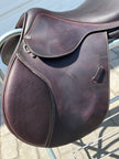 Used Dover Circuit Premier Special EQ 16.5” Close Contact English Saddle