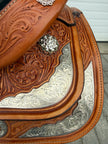 Used Circle Y Silver Fresh Premium 17” Western Show Saddle