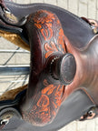 Used Circle Y Sunflower Flex2 Trail 16" Western Saddle w/ Matching Tack Set