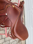 Used Pessoa Heritage Pro 16.5” w/ XCH Close Contact English Saddle