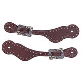 Weaver Ladies' Oiled Harness Leather Spur Straps