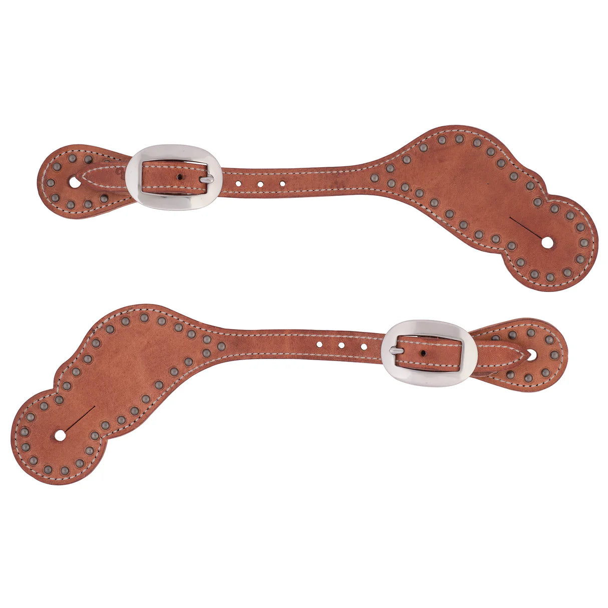 Weaver Harness Leather Spur Straps with Spots