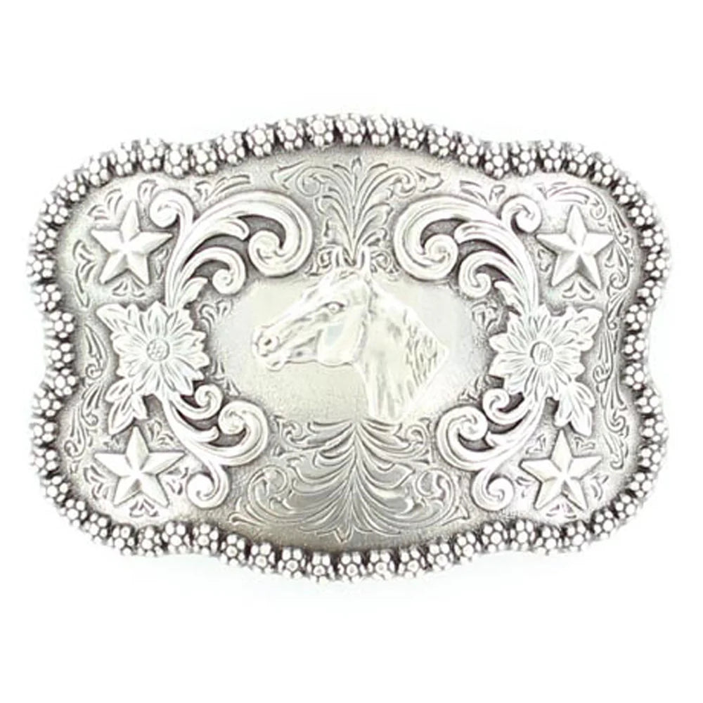 Nocona Horsehead Belt Buckle