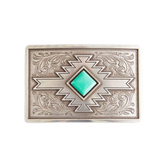 Blazin Roxx Turquoise Antique Western Belt Buckle