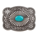 Blazin Roxx Turquoise Stone Western Belt Buckle