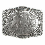 Crumrine Buffalo Western Belt Buckle