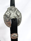 Dale Chavez Western Show Halter with #555 Silver