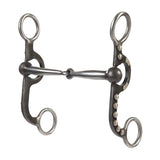 Weaver Professional Argentine Bit -5" Sweet Iron Polished Snaffle Mouth with Copper Inlay