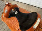 Used Rocking R 16” Western Equitation Show Saddle w/ Matching Accessories