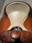 Used B&C Handcrafted 16.5” Western Reiner Saddle