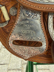 Used Kathy's 16" Western Show Saddle with Matching Headstall