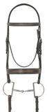 Ovation® Elite Fancy Raised Traditional Crown Flat Wide Nose Padded Bridle