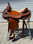 Used B&C Handcrafted 16.5” Western Reiner Saddle
