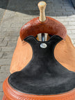Used Circle Y KK Big Dreams Spark  Western Barrel Saddle with Flex 2 Tree