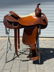 Used B&C Handcrafted 16.5” Western Reiner Saddle