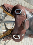 Used Circle Y Roughout 16" Western Trainer Saddle